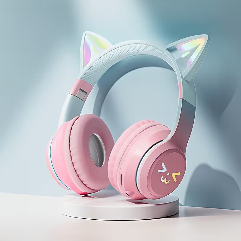 Hoco W107 Luminous Cat Gaming Headphones