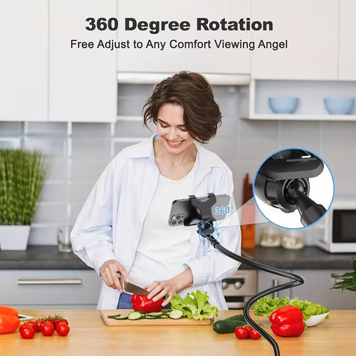 360° Flexible Lazy Phone Holder Stand – Adjustable Bed & Desk Mount