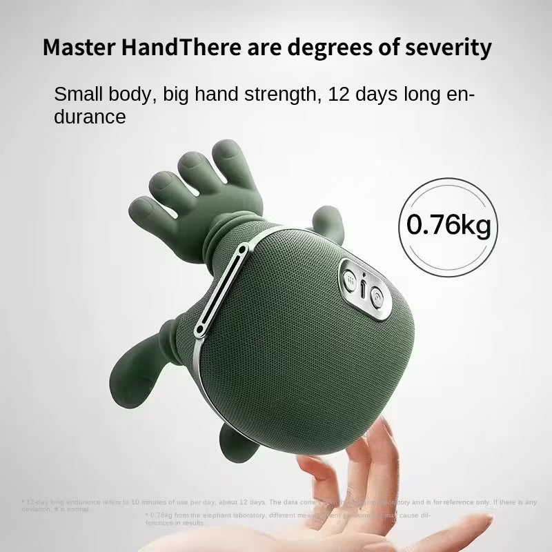 USB Rechargeable Deep Tissue 8-Claw Massager – Wireless 5D Kneading Neck, Shoulder & Full Body Massager with Heat